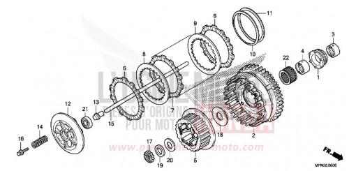 TUYAU D'EAU CB1000RF de 2015